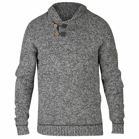 Fjällräven Men Lada Sweater Grey PH109791 Philippines